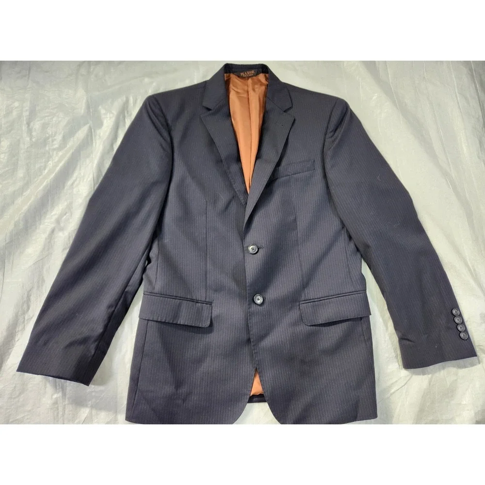 Jos. A. Bank Joseph Collection Mens Navy Blue 100% Wool Blazer 38 S Slim Fit